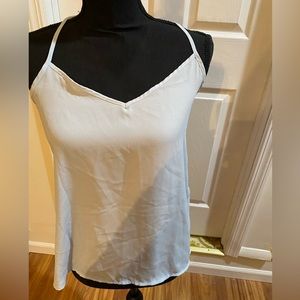Abercrombie & Fitch Light Blue Size S Spaghetti Strap Silky Like Tank Top